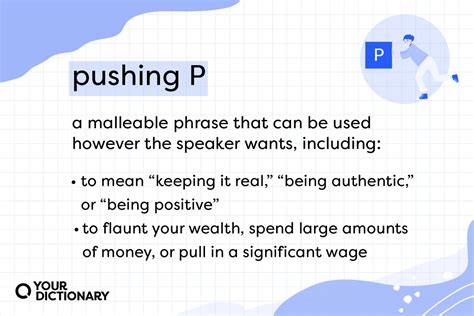 urban dictionary pushing p|pushing p meaning real.